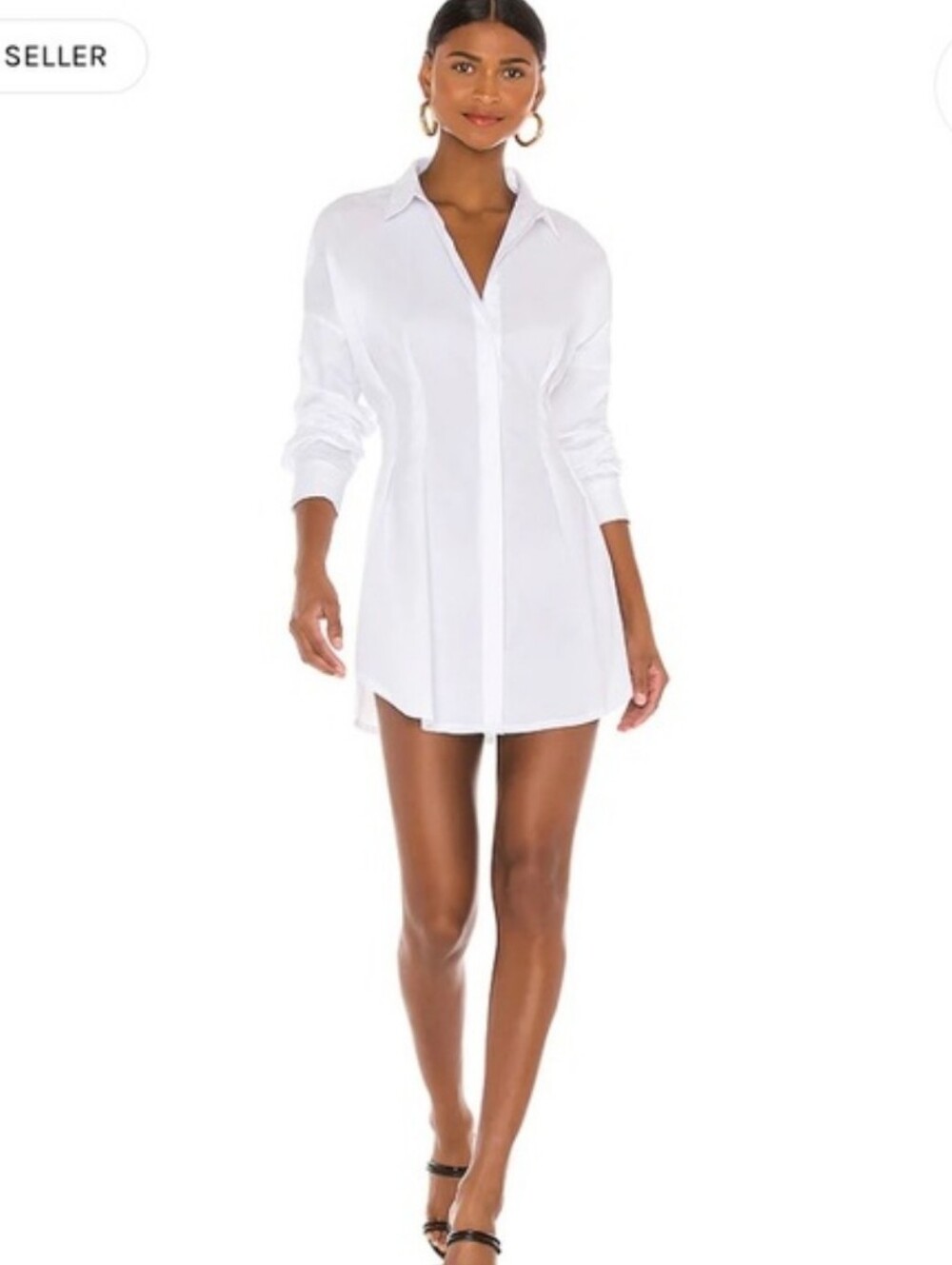 Nwt OW Collection White Ella Shirt Dress